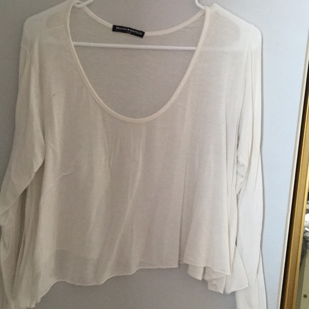 Long sleeve crop top